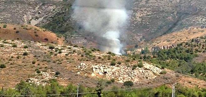 Φωτιά σε χαμηλή βλάστηση στον Βύρωνα fotia kareas
