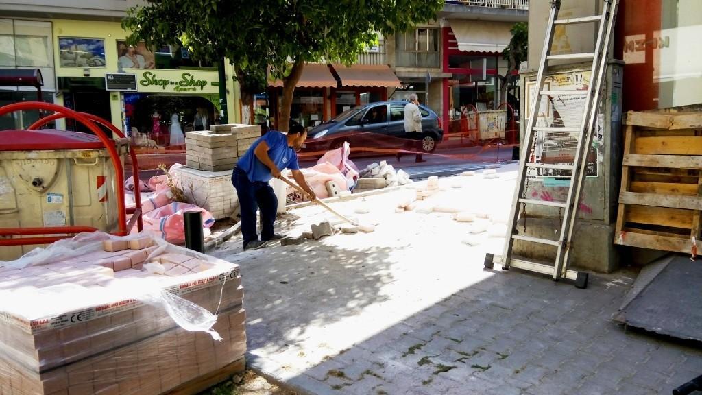 Αντιδράσεις για το έργο βιοκλιματικής αναβάθμισης της οδού Χρ. Σμύρνης 4 ergo xrysostomou smurnis