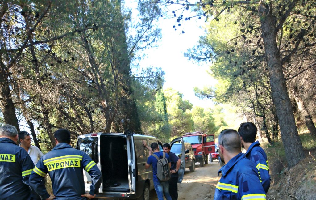 Εντοπίστηκε σορός άνδρα στον Υμηττό 1 nekros imittos oaeb