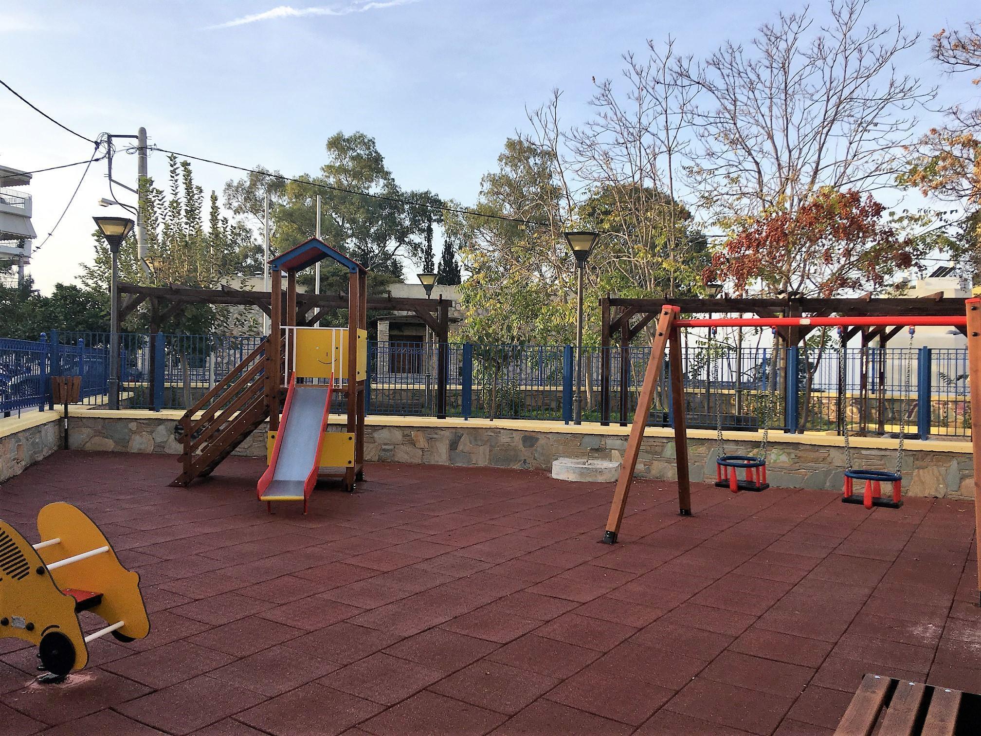 Παραδόθηκαν για χρήση δύο ακόμη παιδικές χαρές στον Βύρωνα paidiki xara vironas 5345