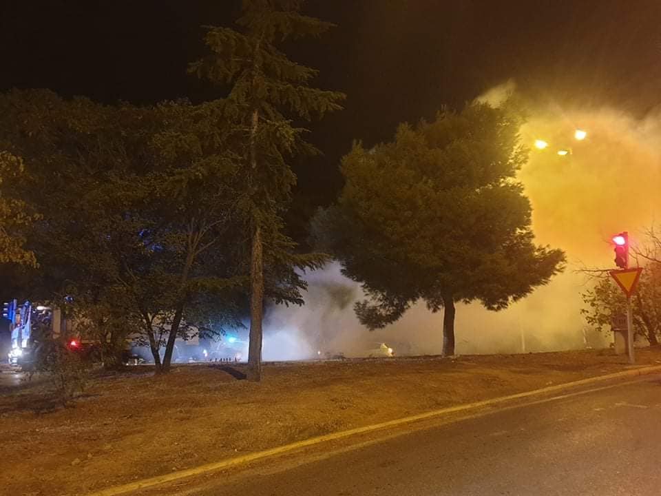 Τροχαίο ατύχημα στη Λεωφόρο Κατεχάκη 1 troxaio katexaki 1