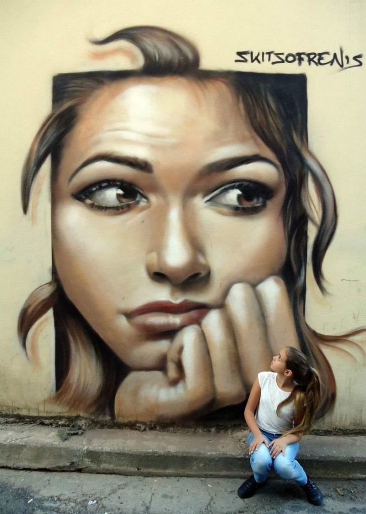 Vyronas Street Art Festival: Ο Βύρωνας γεμίζει χρώμα 8 Skitsofrenis