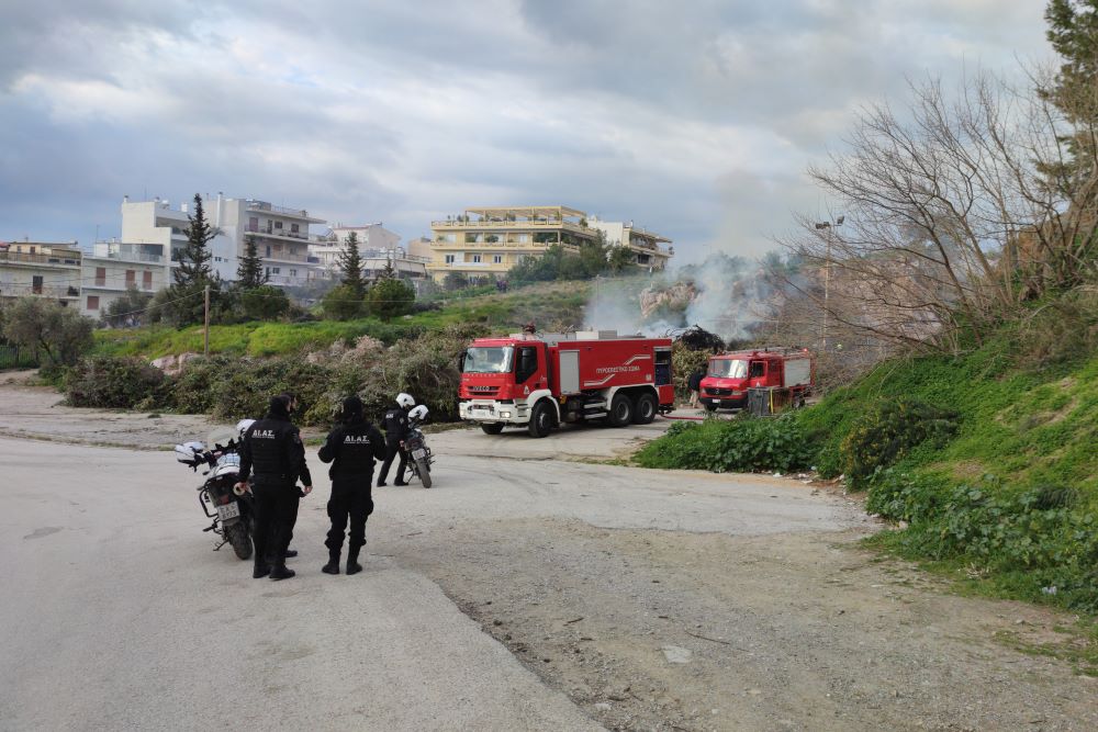 Φωτιά κοντά στο Θέατρο Βράχων 3 IMG 20220212 162235
