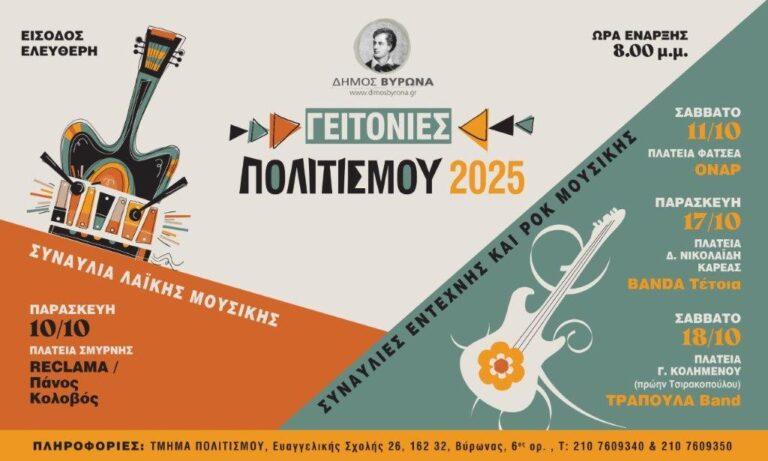 geitonies politismou 2025