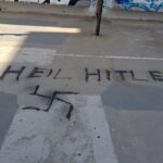 Φασιστικά συνθήματα στο ΓΕΛ Καρέα neonazi xitler gel karea
